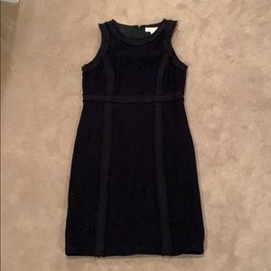 Michael Kors black tweed dress